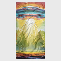 Бандана-труба UFO In The Forest, цвет: 3D-принт — фото 2