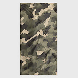Бандана-труба Армейский камуфляж песчаный, цвет: 3D-принт — фото 2