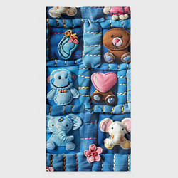 Бандана-труба Слоники на пэчворк, цвет: 3D-принт — фото 2