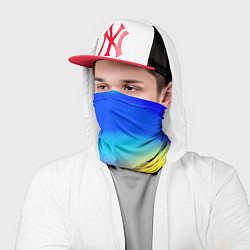 Бандана-труба Линии геометрии градиент, цвет: 3D-принт — фото 2