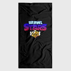 Бандана-труба Brawl stars neon logo, цвет: 3D-принт — фото 2