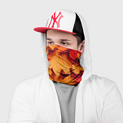 Бандана-труба Осенние кленовые листья, цвет: 3D-принт — фото 2