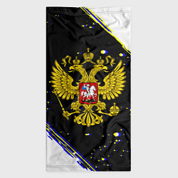Бандана-труба Россия герб краски и полосы, цвет: 3D-принт — фото 2