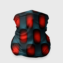 Бандана-труба Металлическая решетка паттерн, цвет: 3D-принт
