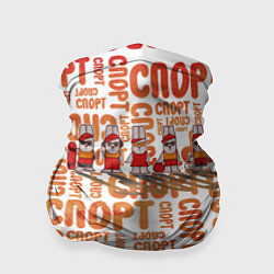 Бандана-труба КролСпорт, цвет: 3D-принт