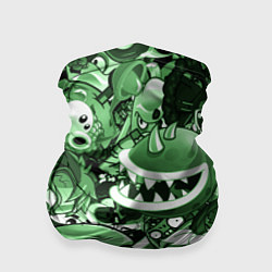 Бандана Растения против зомби в зеленом цвете