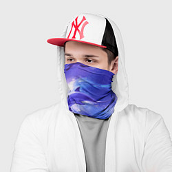 Бандана-труба Дельфины в волшебном море паттерн, цвет: 3D-принт — фото 2