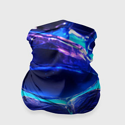 Бандана-труба Объемные плиты в неоновом свечение, цвет: 3D-принт