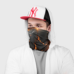 Бандана-труба Лава и разлом плит, цвет: 3D-принт — фото 2