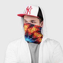 Бандана-труба Фрактальная узорная абстракция, цвет: 3D-принт — фото 2