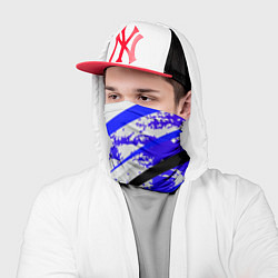 Бандана-труба Color white blue, цвет: 3D-принт — фото 2