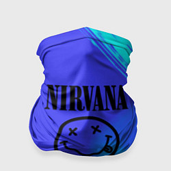 Бандана-труба Nirvana жидкие краски, цвет: 3D-принт