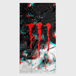 Бандана-труба Monster energy огонь глитч, цвет: 3D-принт — фото 2