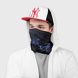 Бандана-труба Color black blue pink, цвет: 3D-принт — фото 2