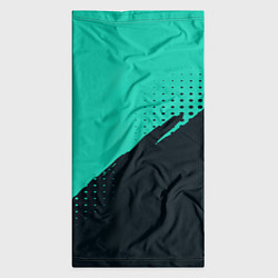 Бандана-труба Color black light blue, цвет: 3D-принт — фото 2