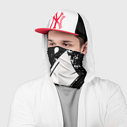 Бандана-труба Color black white, цвет: 3D-принт — фото 2