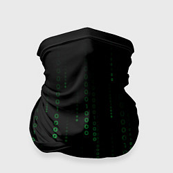 Бандана-труба Color black green, цвет: 3D-принт