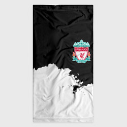 Бандана-труба Liverpool черно белый, цвет: 3D-принт — фото 2