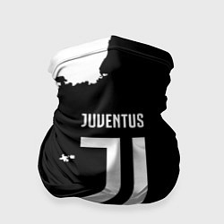 Бандана-труба Juventus белые краски, цвет: 3D-принт