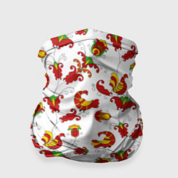 Бандана Русский народный орнамент в стиле росписей Северно