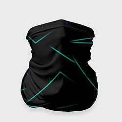 Бандана-труба Color turquoise line, цвет: 3D-принт