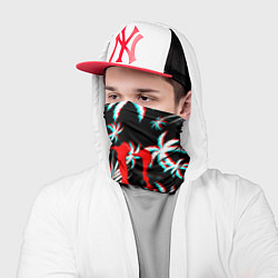 Бандана-труба Monster energy неоновые тропики, цвет: 3D-принт — фото 2