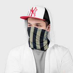 Бандана-труба Чёрные полосы, цвет: 3D-принт — фото 2