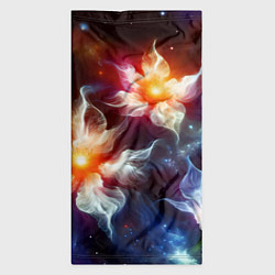 Бандана-труба Космические лилии, цвет: 3D-принт — фото 2