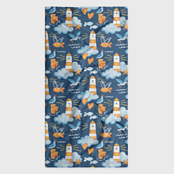 Бандана-труба Маяк в облаках, цвет: 3D-принт — фото 2