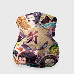 Бандана-труба Demon Slayer Blade Favorite Food, цвет: 3D-принт