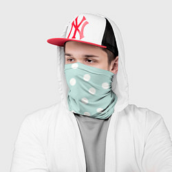 Бандана-труба Снежная морская пена, цвет: 3D-принт — фото 2