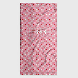 Бандана-труба Плавающий эффект - Фирм розовый, цвет: 3D-принт — фото 2