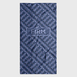 Бандана-труба Плавающий эффект - Фирм синий, цвет: 3D-принт — фото 2