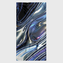 Бандана-труба Серебро жидкий металл, цвет: 3D-принт — фото 2