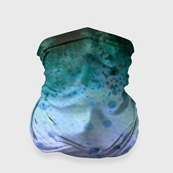 Бандана-труба Абстракция - blue-green acid, цвет: 3D-принт