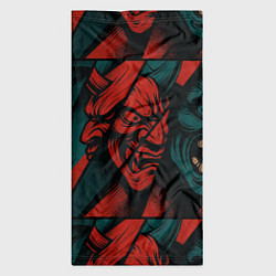 Бандана-труба Демоны Oni - нейроарт, цвет: 3D-принт — фото 2