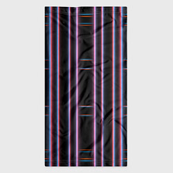 Бандана-труба Neon red blue black, цвет: 3D-принт — фото 2