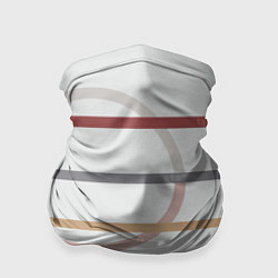 Бандана-труба Stripes and circle, цвет: 3D-принт