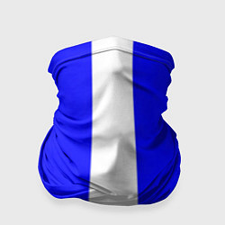 Бандана-труба Color white blue line, цвет: 3D-принт