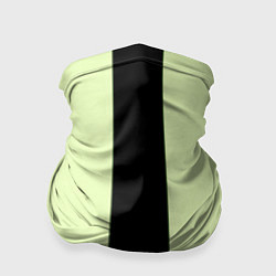 Бандана-труба Color light green black line, цвет: 3D-принт