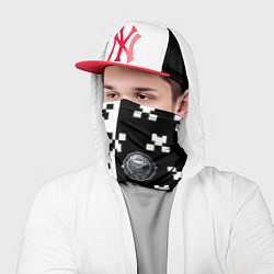 Бандана-труба Doom x minecraft pattern, цвет: 3D-принт — фото 2