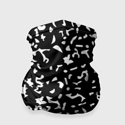 Бандана-труба Черный камуфляж, цвет: 3D-принт