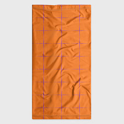 Бандана-труба Color orange stripe, цвет: 3D-принт — фото 2