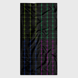 Бандана-труба Color black multicolored stripes, цвет: 3D-принт — фото 2