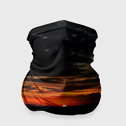 Бандана-труба Закат на плато, цвет: 3D-принт