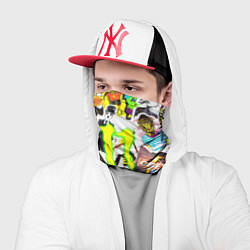 Бандана-труба Monster energy стикеры бренды, цвет: 3D-принт — фото 2