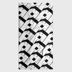 Бандана-труба Три буквы: чёрные, цвет: 3D-принт — фото 2