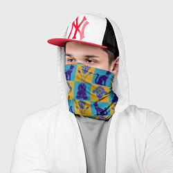 Бандана-труба Символы Египта, цвет: 3D-принт — фото 2