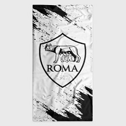 Бандана-труба ROMA черно белые штрихи, цвет: 3D-принт — фото 2