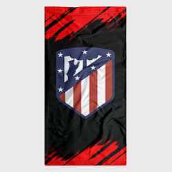 Бандана-труба Атлетико Мадрид красные краски, цвет: 3D-принт — фото 2
